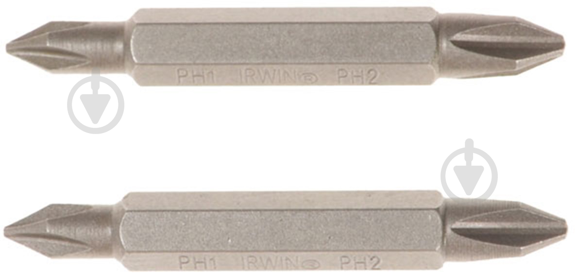 Набор бит Irwin двусторонних 50 мм Ph1 / Ph2 2 шт. - фото 1