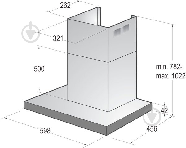 Вытяжка Gorenje WHT 623 E3XBG - фото 6 Вытяжка Gorenje WHT 623 E3XBG - фото 6