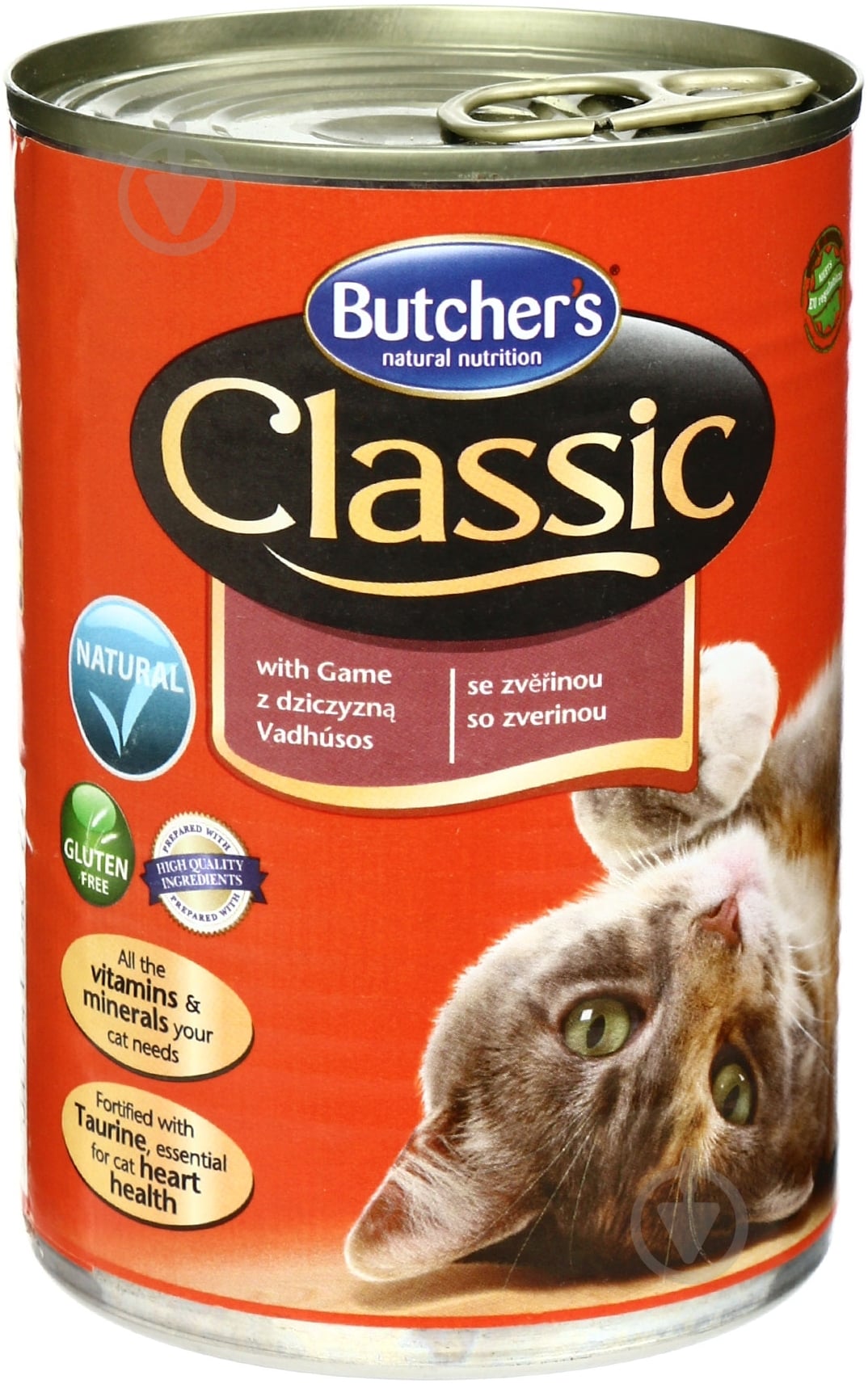 Корм Butcher's CLASSIC with Game м'ясо та м'ясопродукти 400 г - фото 1