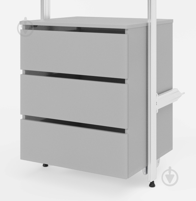 Тумба Abra модуль 3.3 (600) серый - фото 1