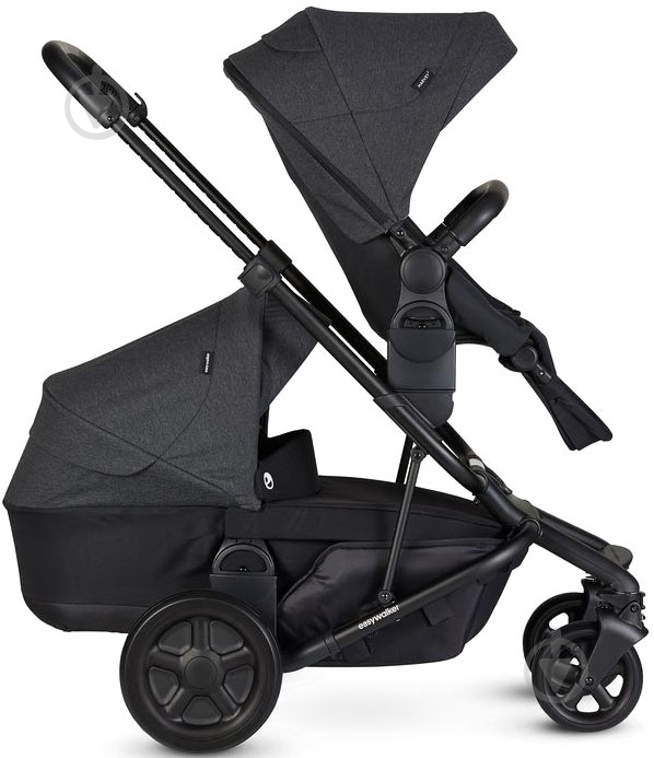 Коляска универсальная Easywalker 2в1 Harvey 2 Premium Onyx Black - фото 4