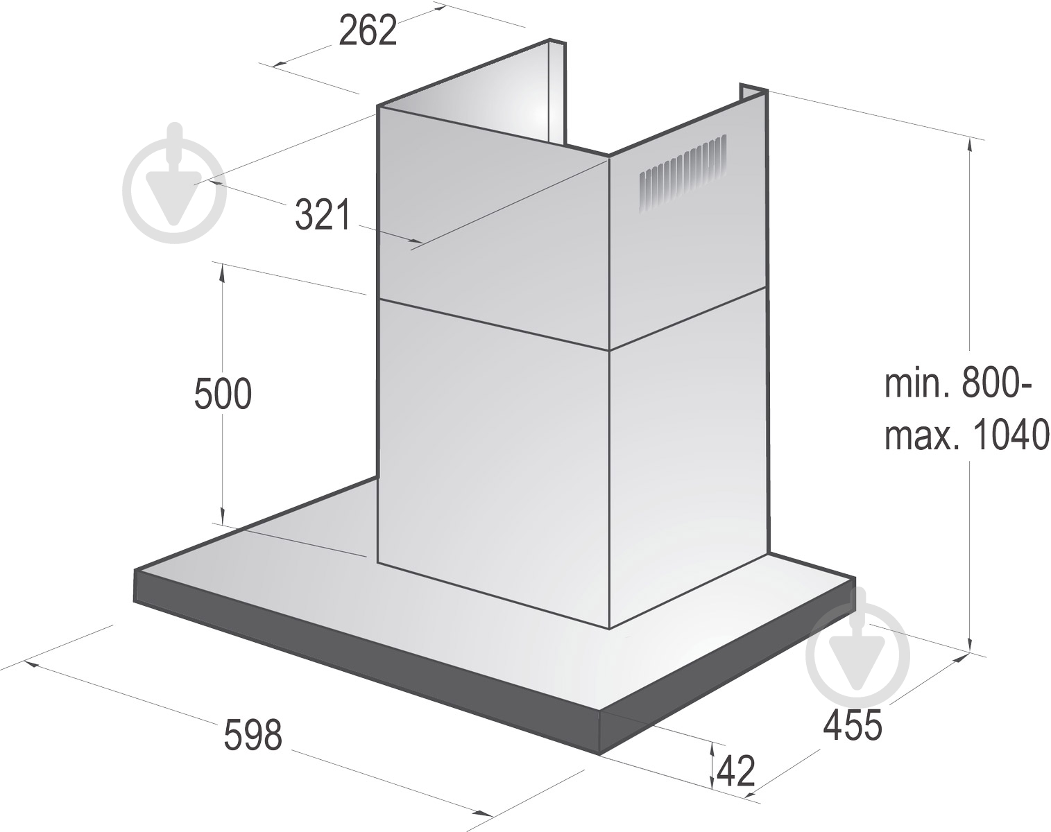 Вытяжка Gorenje WHT6SYB/Simplicity - фото 3 Вытяжка Gorenje WHT6SYB/Simplicity - фото 3