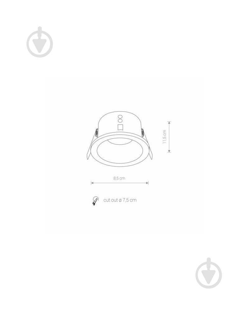 Светильник точечный Nowodvorski Charlie 15 Вт GU10 черный 8367 - фото 3 Светильник точечный Nowodvorski Charlie 15 Вт GU10 черный 8367 - фото 3