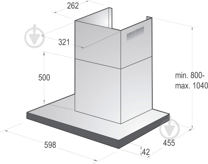 Вытяжка Gorenje WHT6SYW/Simplicity - фото 5 Вытяжка Gorenje WHT6SYW/Simplicity - фото 5