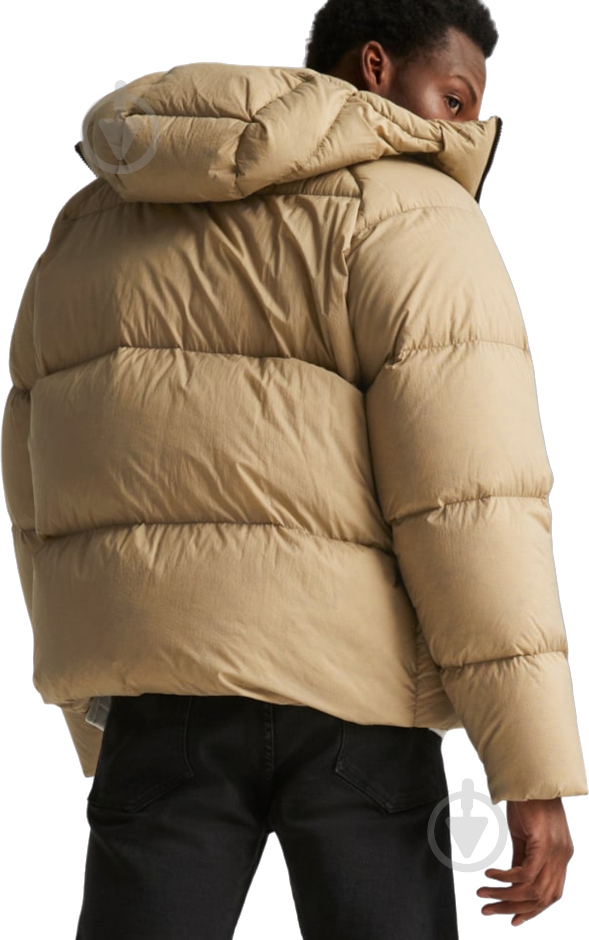 Пуховик мужской зимний Puma CLASSICS OVERSIZED PUFFER JACKET 62326685 р.S бежевый - фото 4