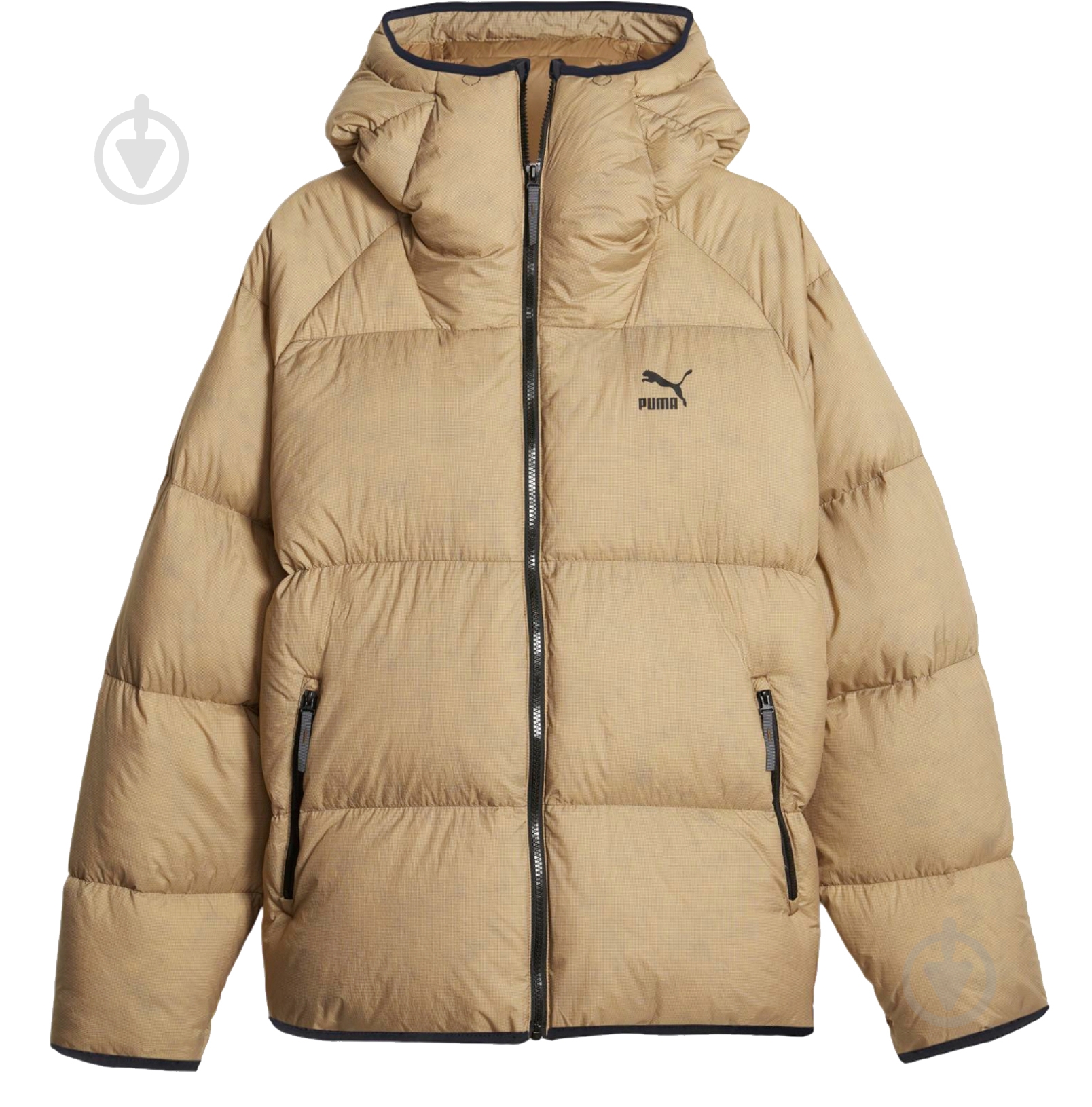 Пуховик мужской зимний Puma CLASSICS OVERSIZED PUFFER JACKET 62326685 р.S бежевый - фото 1