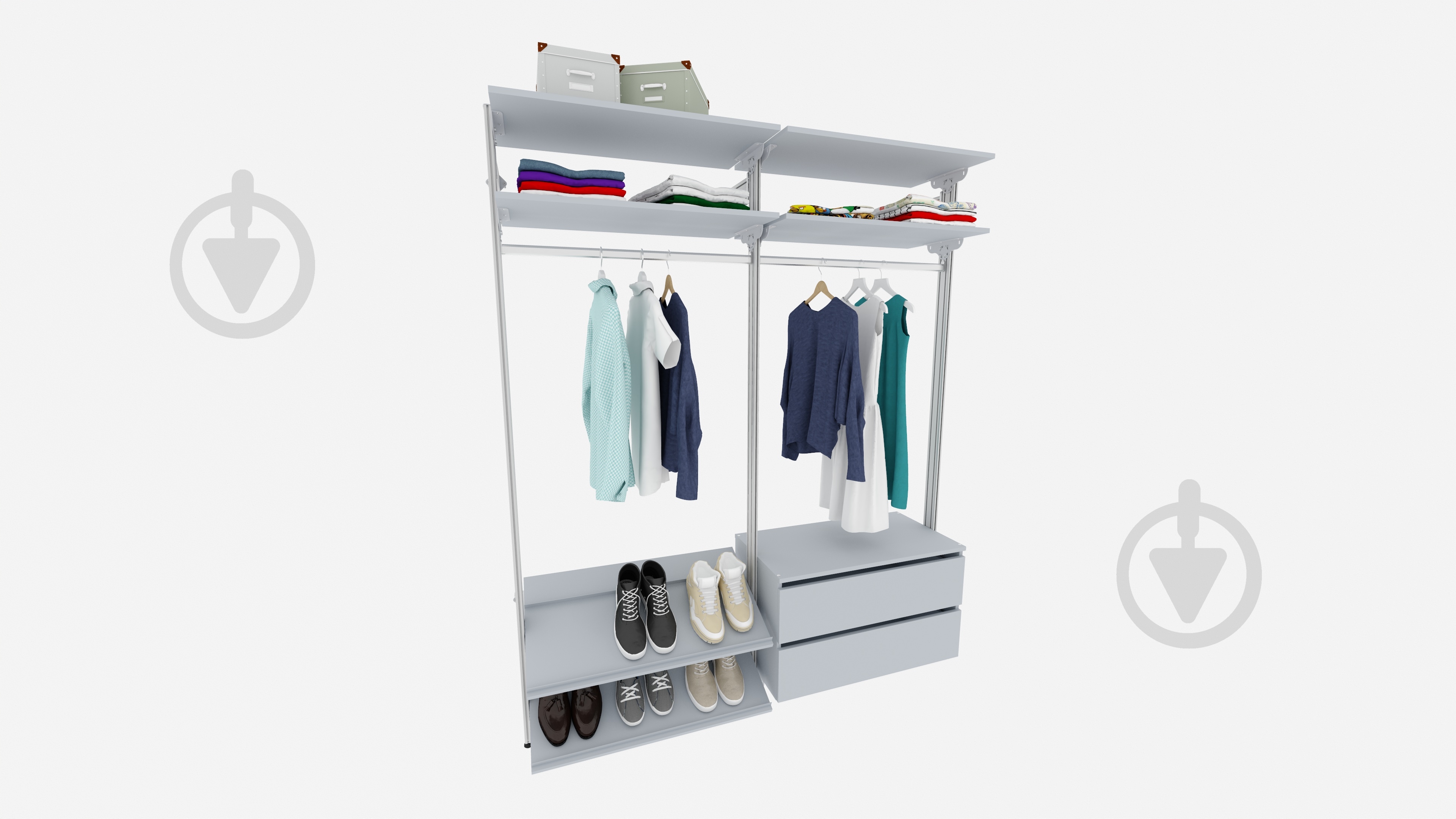 Труба мебельная Abra модуль 4.1 (800) хром - фото 3