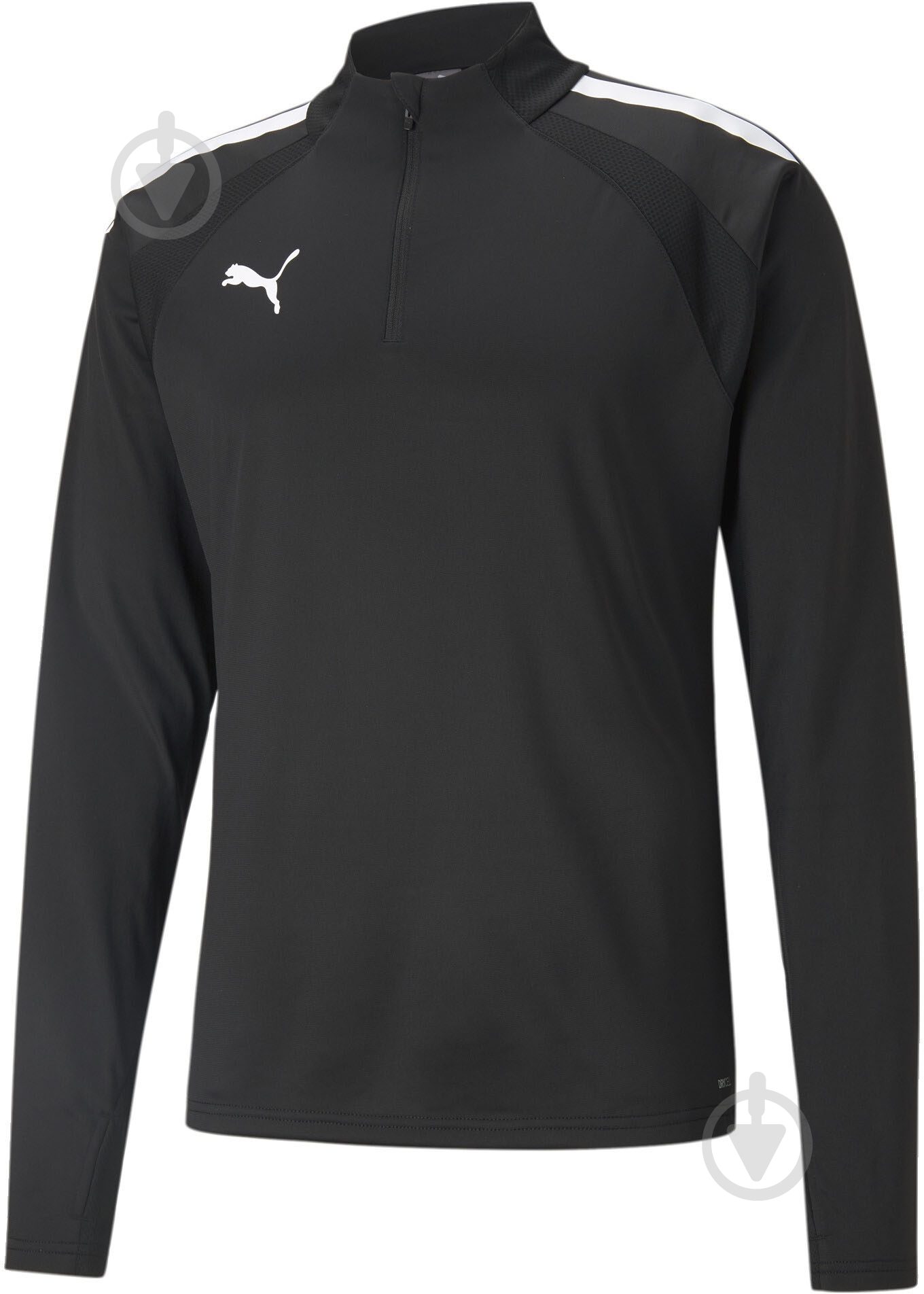 Джемпер Puma TEAMLIGA 1/4 ZIP TOP 65723603 р.L черный - фото 1