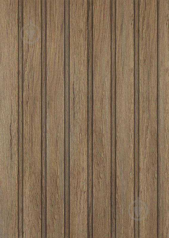 Реечная панель ОМиС Соната 3D с планками дуб викинг - фото 1