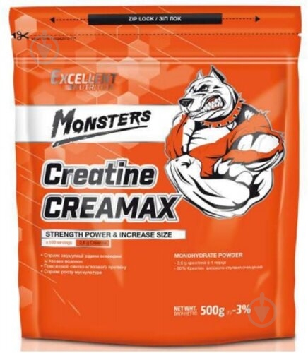 Креатин моногидрат Excellent Nutrition CREAMAX 500 г - фото 1