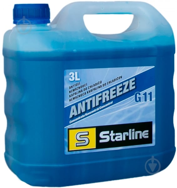 Антифриз STARLINE -40°С G11 готовий 3 л синій (NA G11-3) - фото 1