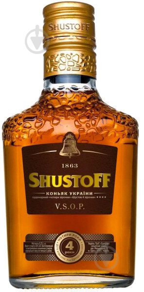 Коньяк Shustoff 4* 0,25 л - фото 1