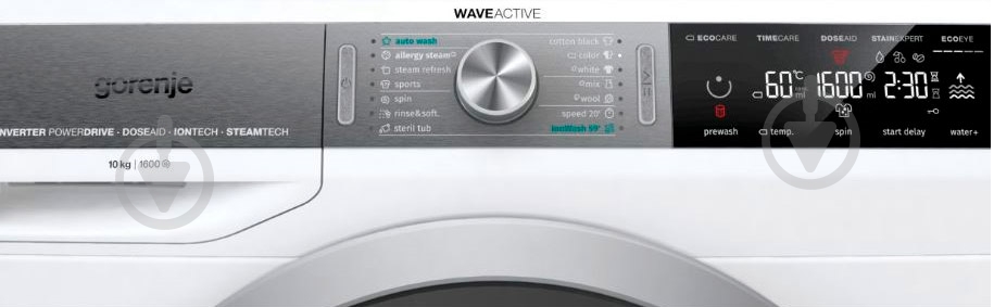 Стиральная машина Gorenje WS168LNST - фото 3 Стиральная машина Gorenje WS168LNST - фото 3