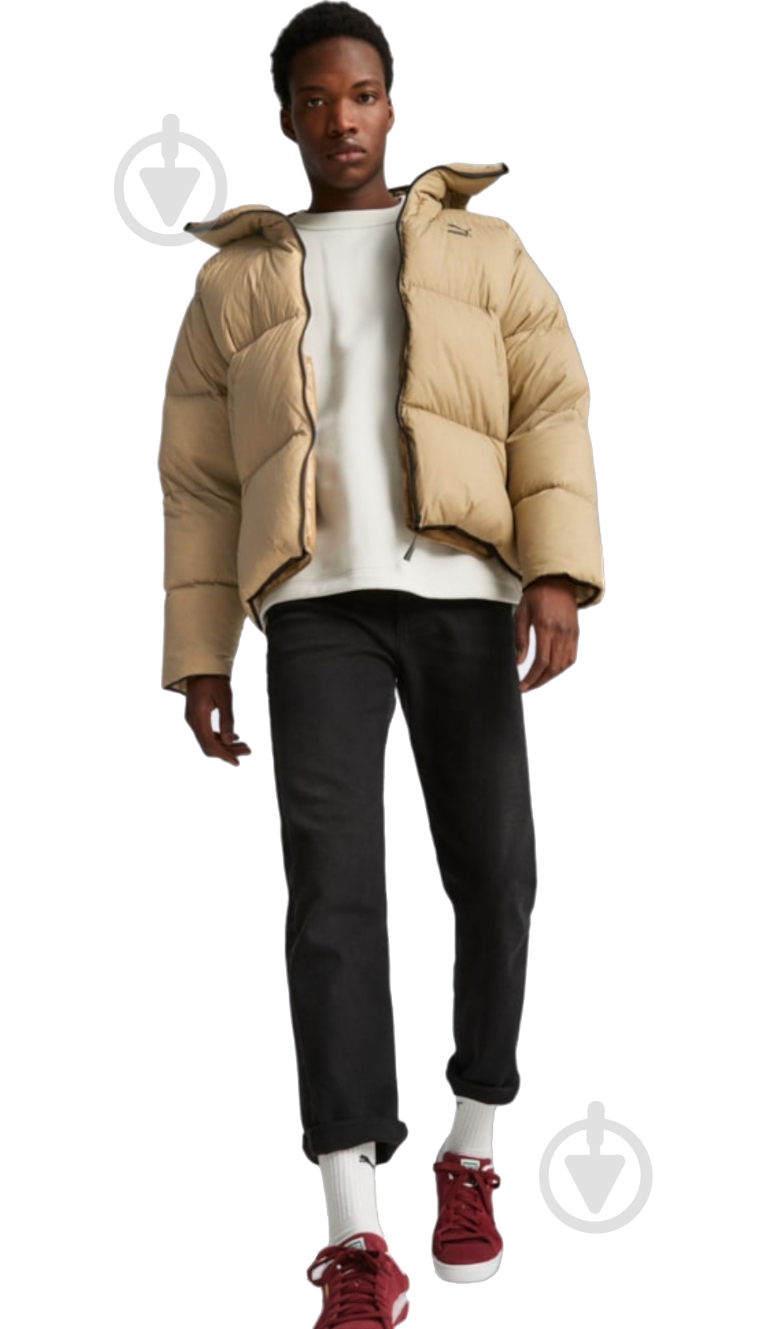 Пуховик чоловічий зимовий Puma CLASSICS OVERSIZED PUFFER JACKET 62326685 р.L бежевий - фото 7 Пуховик чоловічий зимовий Puma CLASSICS OVERSIZED PUFFER JACKET 62326685 р.L бежевий - фото 7