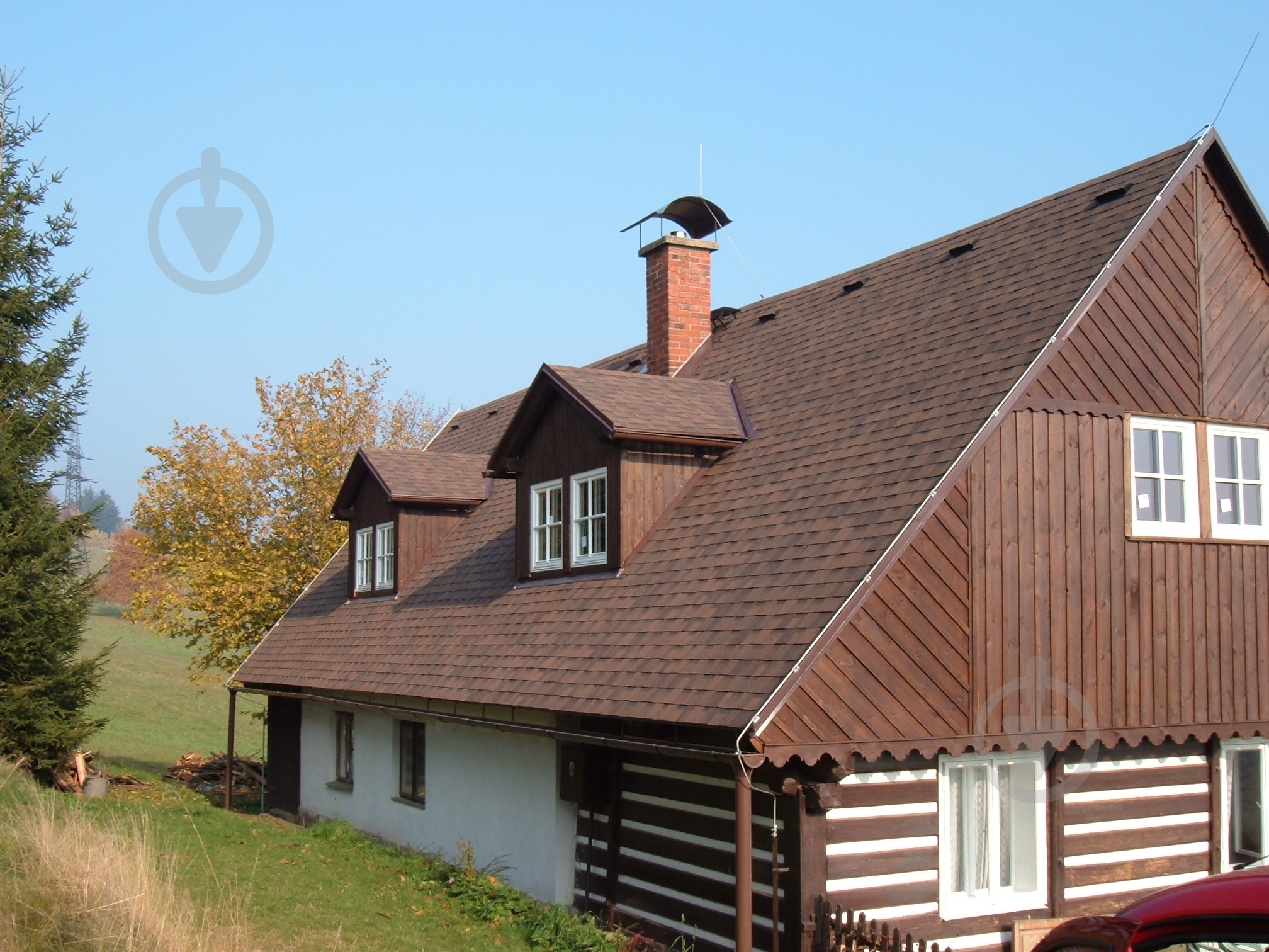 Бітумна черепиця IKO Cambridge Xpress, Autumn Brown (53), уп.2,17 м2 - фото 2 Бітумна черепиця IKO Cambridge Xpress, Autumn Brown (53), уп.2,17 м2 - фото 2