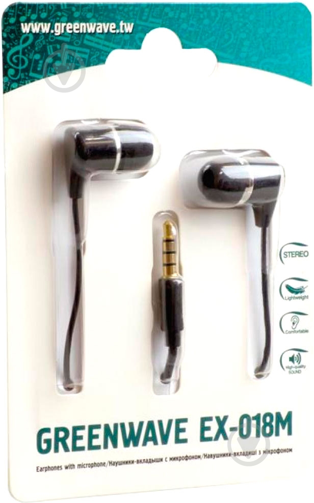Гарнитура Greenwave EX-018M black - фото 4