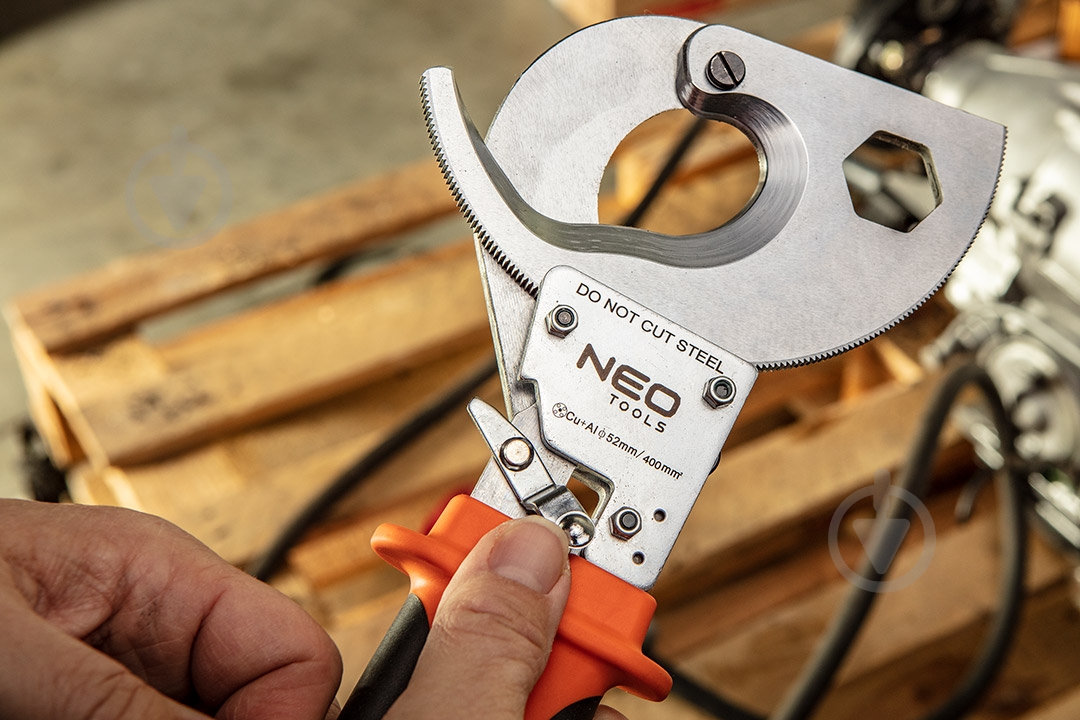 Кабелерез NEO tools 400 мм с трещоткой 01-401 - фото 4
