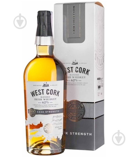 Виски West Cork бленд "West Cork Cask Strength" 0,7 л - фото 1 Виски West Cork бленд "West Cork Cask Strength" 0,7 л - фото 1