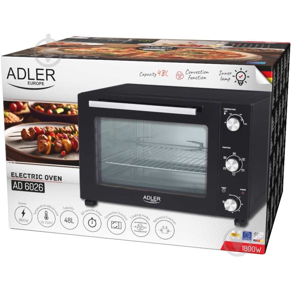 Электрическая печь Adler AD 6026 - фото 10