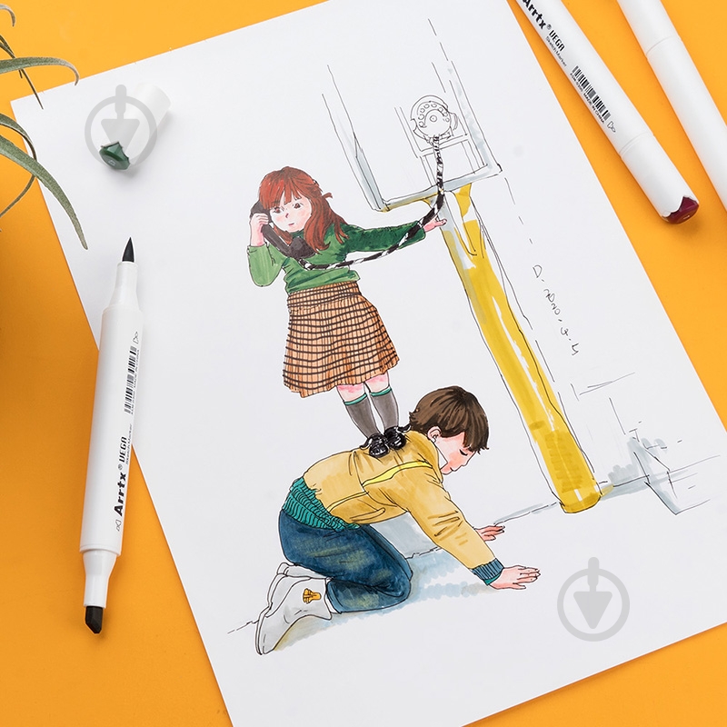 Набор маркеров Arrtx спиртовых Vega ASM-0380A 80 цветов + сумка LC302260 - фото 8 Набор маркеров Arrtx спиртовых Vega ASM-0380A 80 цветов + сумка LC302260 - фото 8