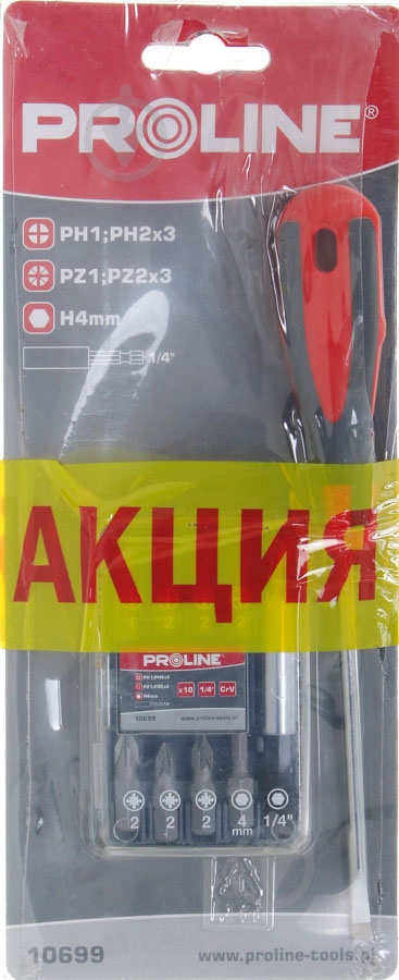 Отвертка со сменными насадками Profix 999006 - фото 4