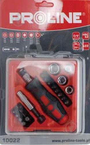 Отвертка со сменными насадками Proline (10022) - фото 1 Отвертка со сменными насадками Proline (10022) - фото 1