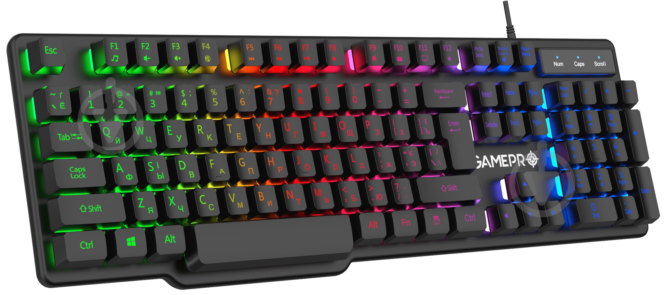 Клавіатура ігрова GamePro GK380 (GK380) - фото 2