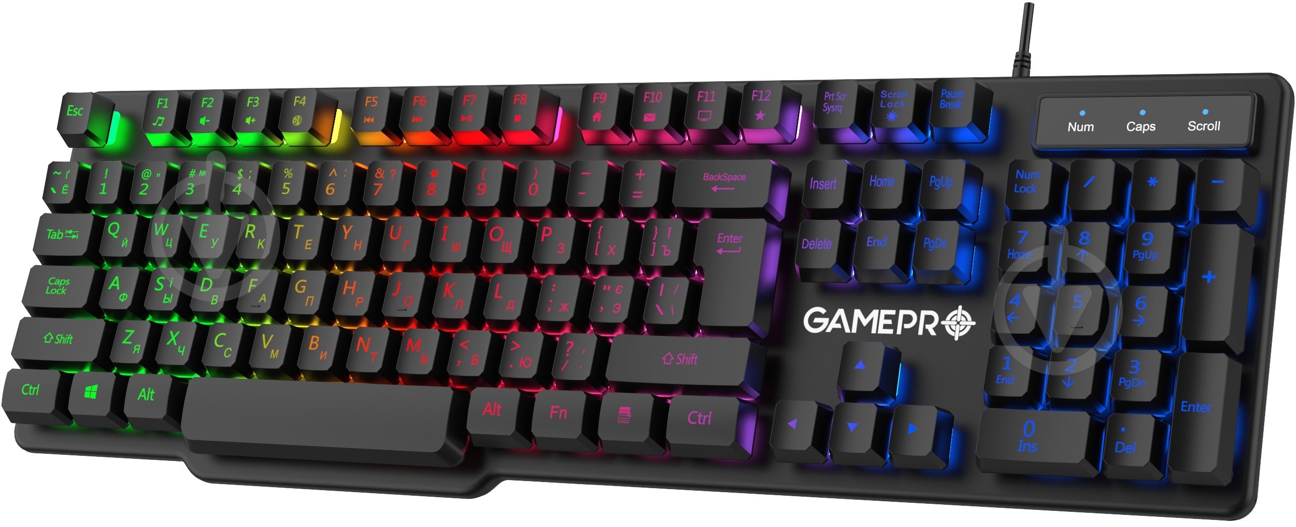 Клавіатура ігрова GamePro GK380 (GK380) - фото 3