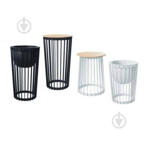 Подставка для цветов Form Plastic Standy-L 24 54 см черный - фото 4