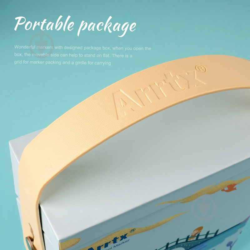 Набір маркерів Arrtx спиртових Alp ASM-02BU 24 кольору сині відтінки LC302215 - фото 7 Набір маркерів Arrtx спиртових Alp ASM-02BU 24 кольору сині відтінки LC302215 - фото 7