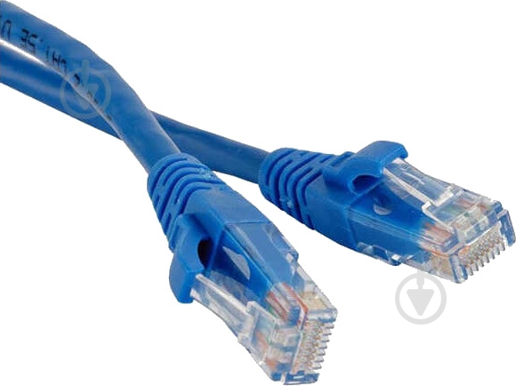 Патч-корд GoldMine UTP Cat5e 0,5 м синій (115499) - фото 1 Патч-корд GoldMine UTP Cat5e 0,5 м синій (115499) - фото 1