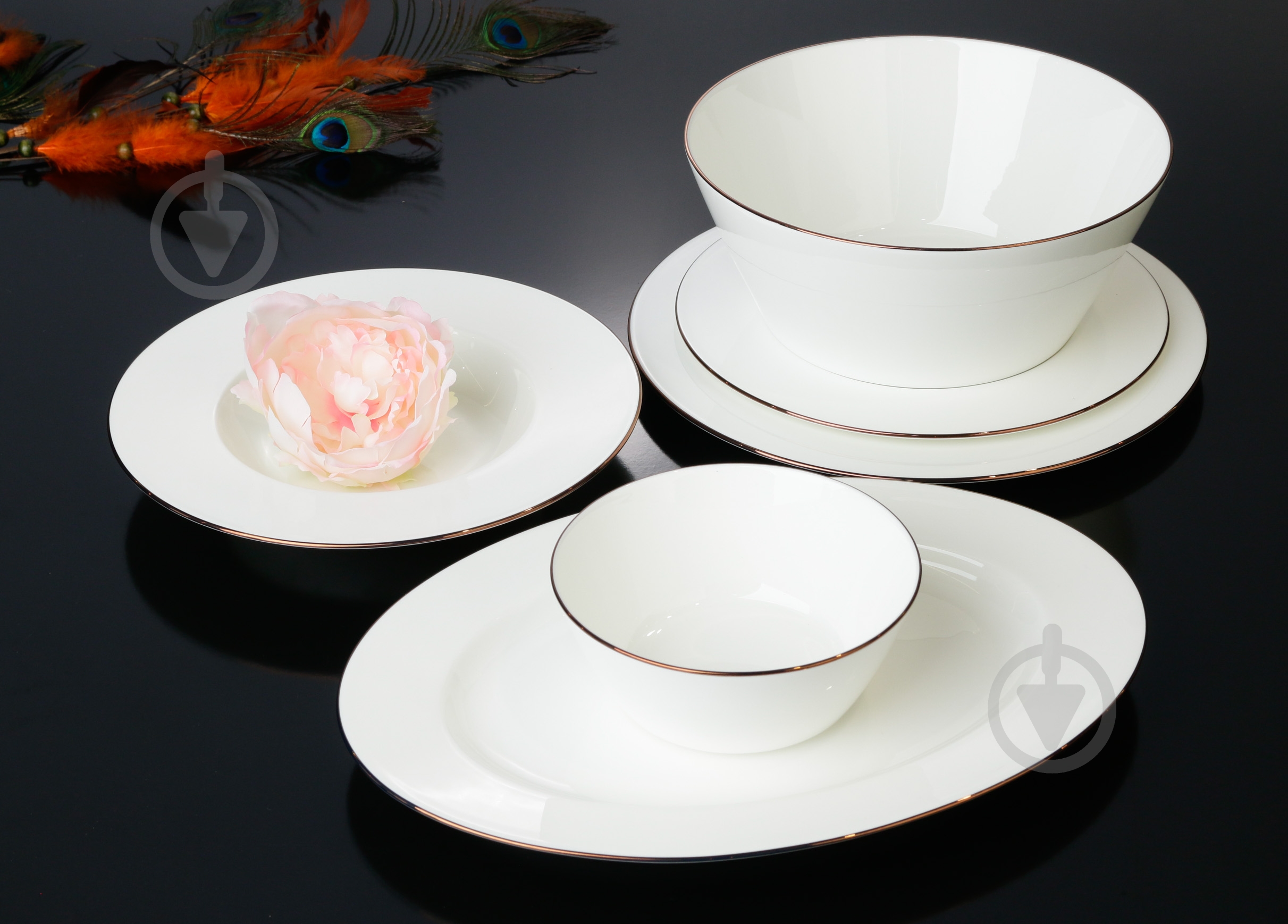 Сервиз столовый Narumi Urban Copper 26 предметов на 6 персон - фото 1 Сервиз столовый Narumi Urban Copper 26 предметов на 6 персон - фото 1