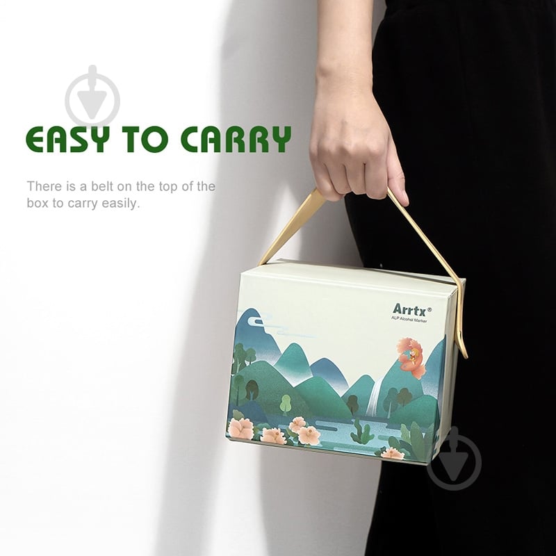 Набор маркеров Arrtx спиртовых Alp ASM-0280A 80 цветов LC302192 - фото 7