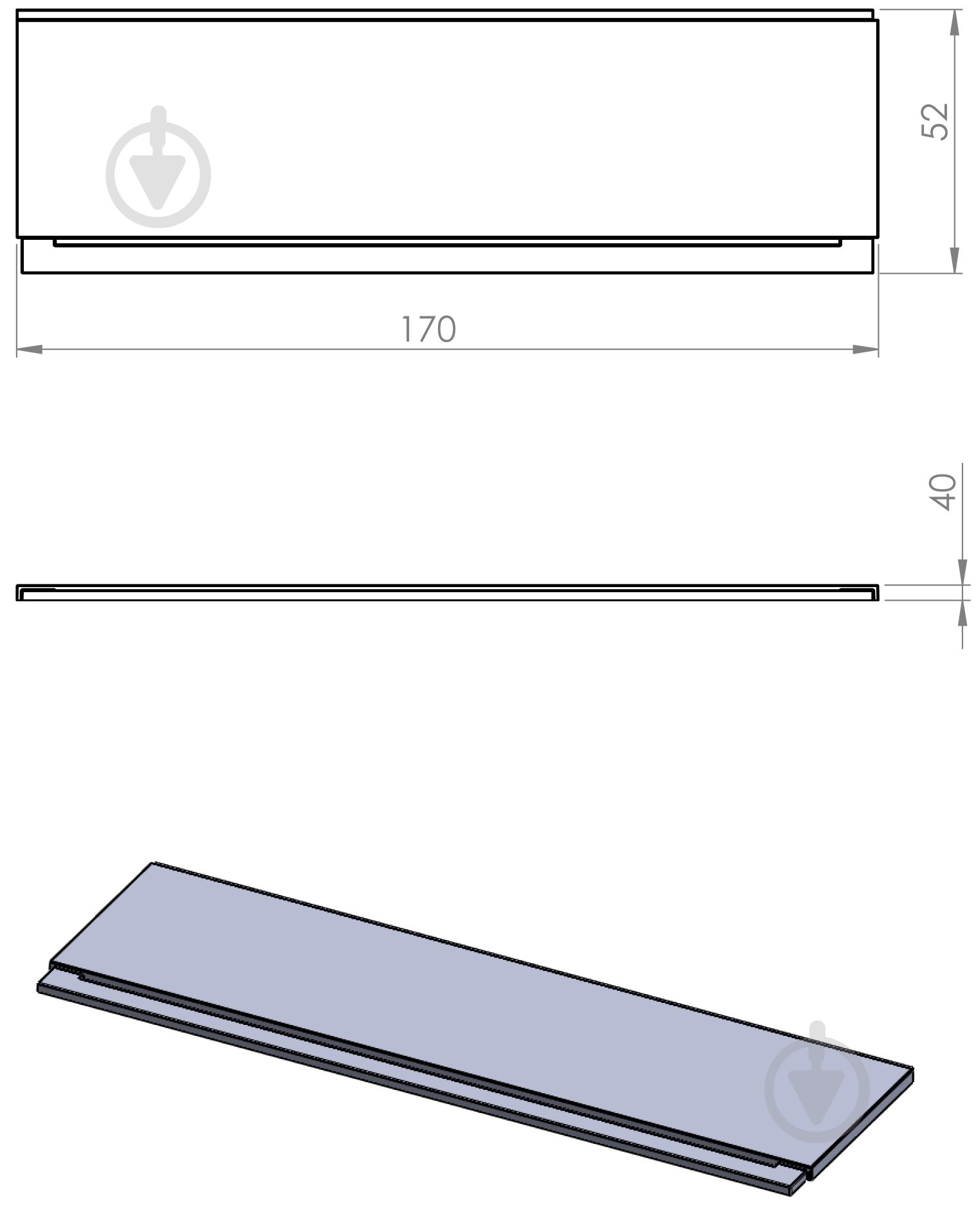 Панель для ванны фронтальная Damixa 170x70 см 47WA-170-070W-P Apollo - фото 2 Панель для ванны фронтальная Damixa 170x70 см 47WA-170-070W-P Apollo - фото 2