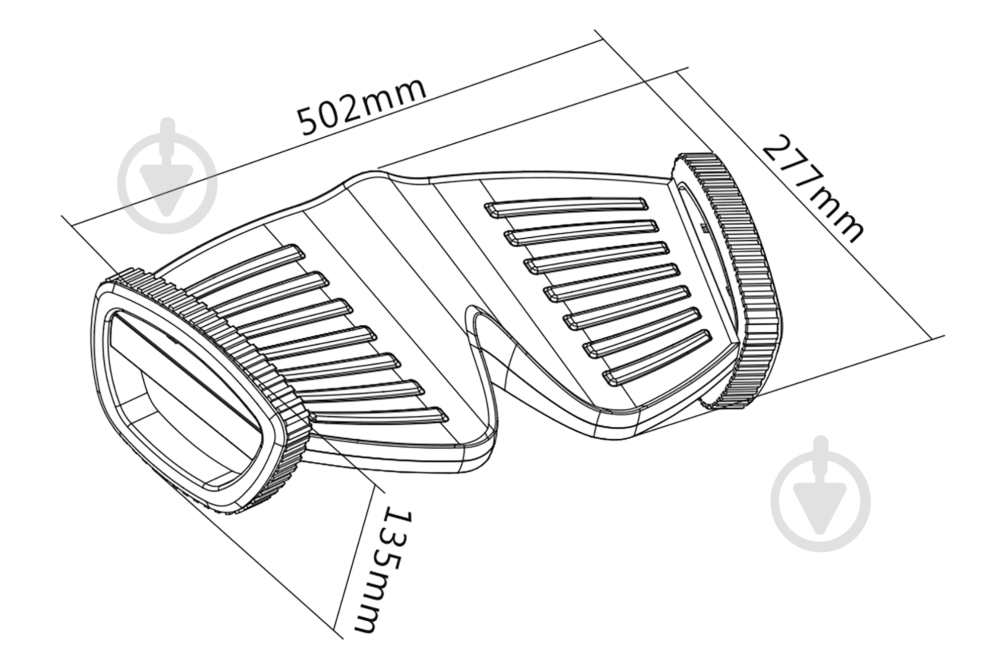 Подставка Digitus для ног Active Ergonomic Footrest (DA-90412) - фото 10