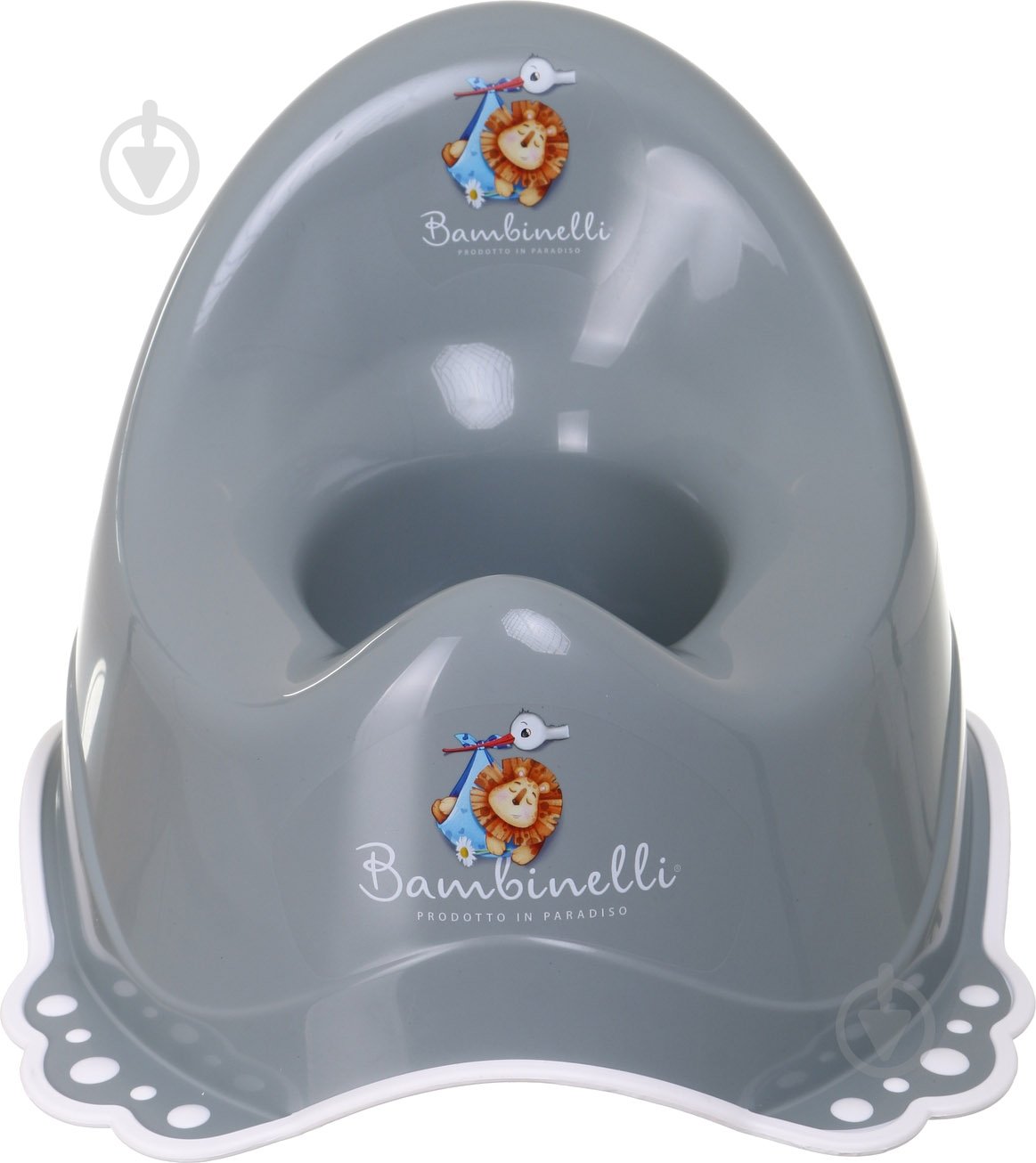 Горшок детский Bambinelli серый с резинкой 35х30х23 см - фото 2