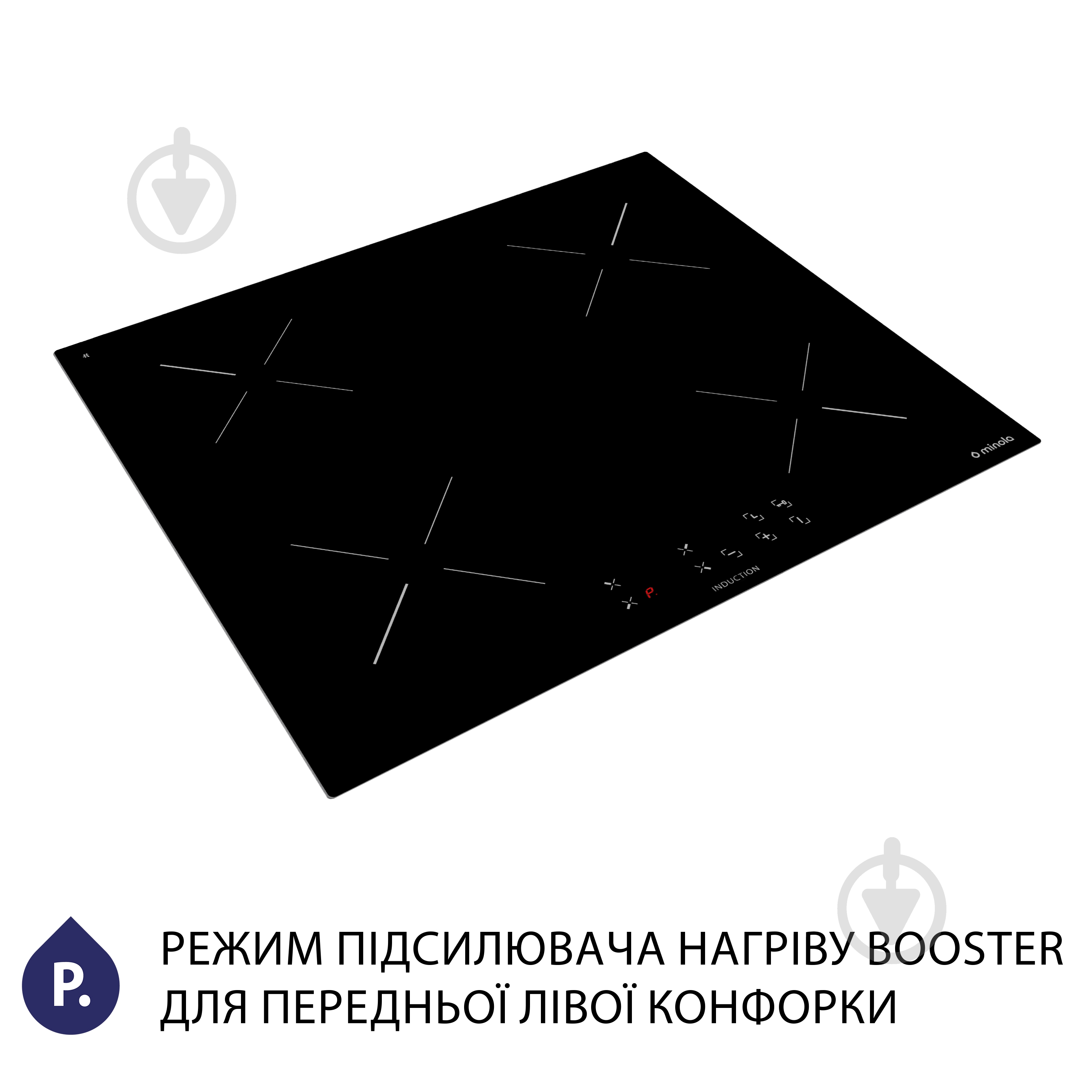Плита индукционная индукционная Minola MI 6037 KBL - фото 4