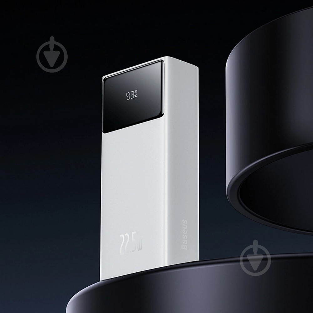 Повербанк BASEUS 30000 mAh white (E0027K01) - фото 10