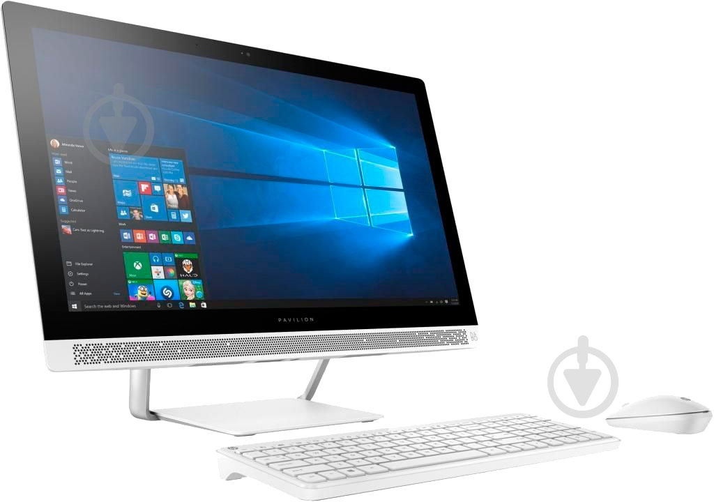 Моноблок HP Pavilion 24-b151ur 23,8" (Y6X51EA) white - фото 2