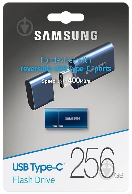 Флеш-память USB Samsung Type-C 256 ГБ USB Type-C blue (MUF-256DA/APC) - фото 9