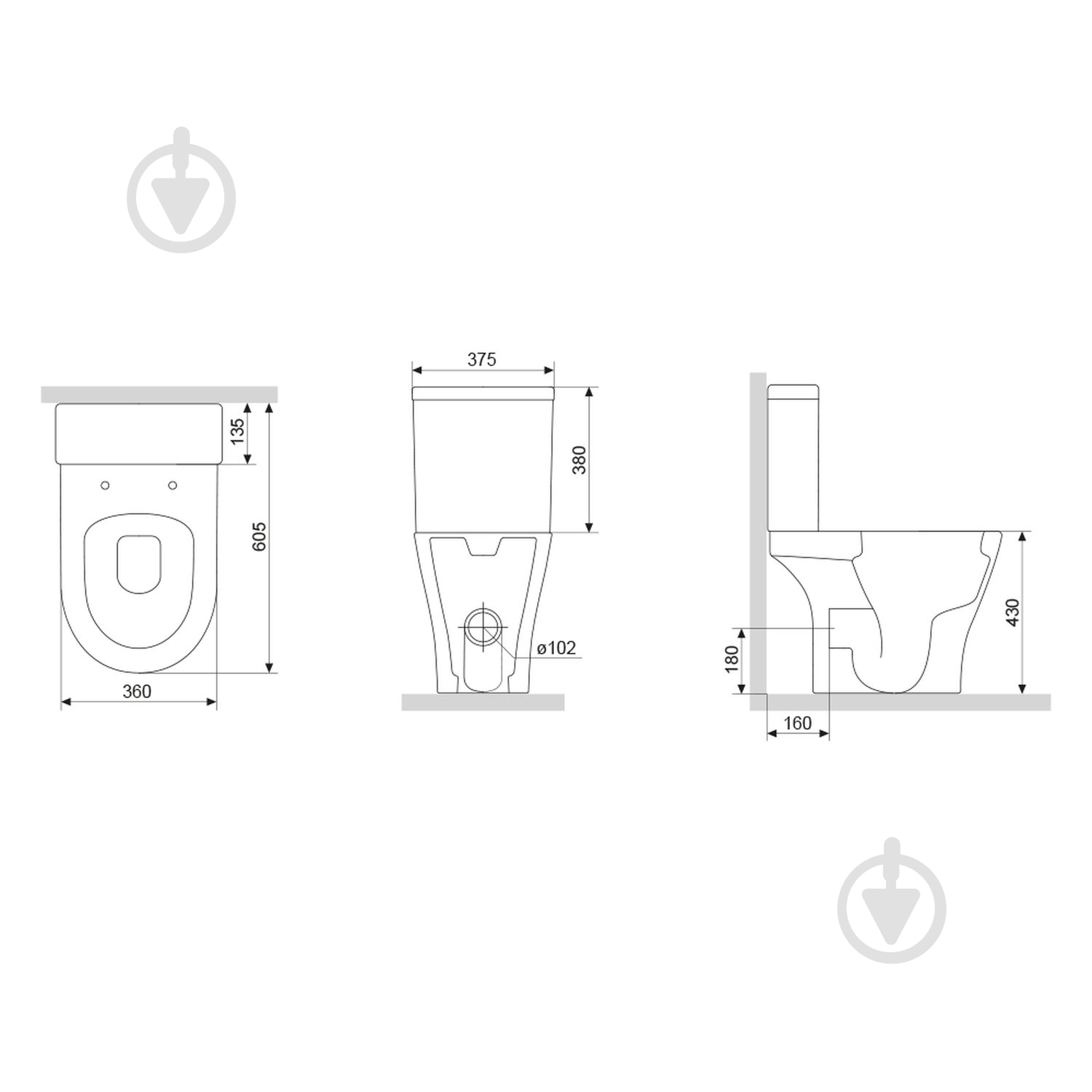 Унитаз-компакт AM.PM X-Joy FlashClean C85A8700SC - фото 10
