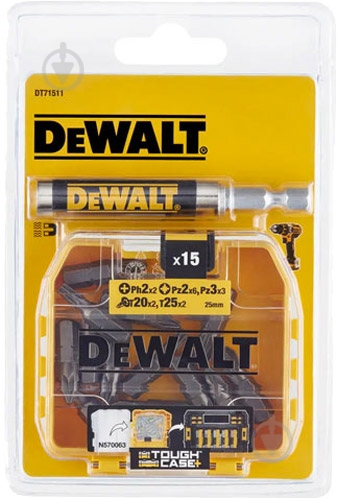 Набор бит DeWalt 16 шт. DT71511 - фото 1