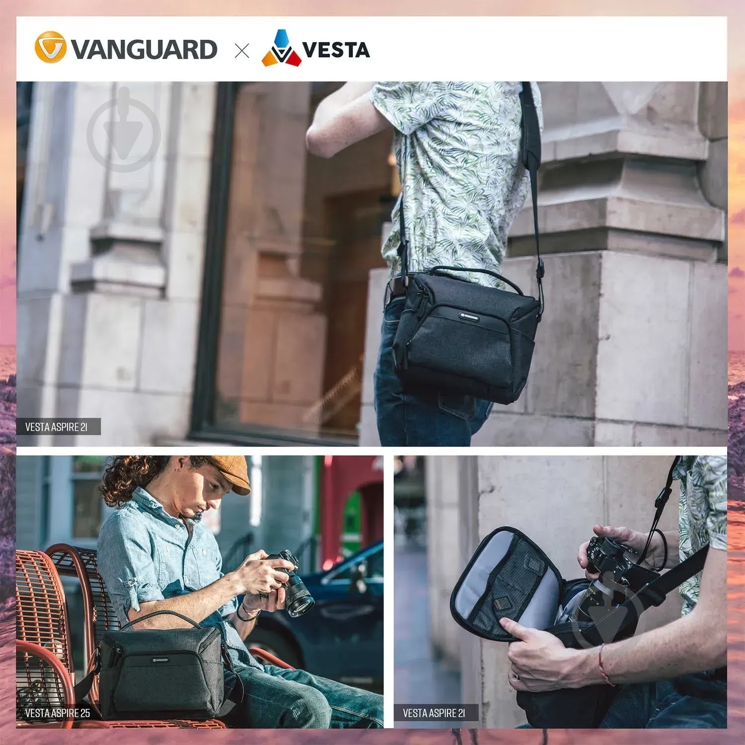 Сумка Vanguard Vesta Aspire 21 Gray - фото 14