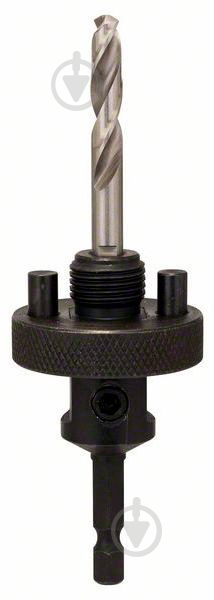 Адаптер для коронок Bosch 1/4" 32-76 мм 2609390587 - фото 1 Адаптер для коронок Bosch 1/4" 32-76 мм 2609390587 - фото 1