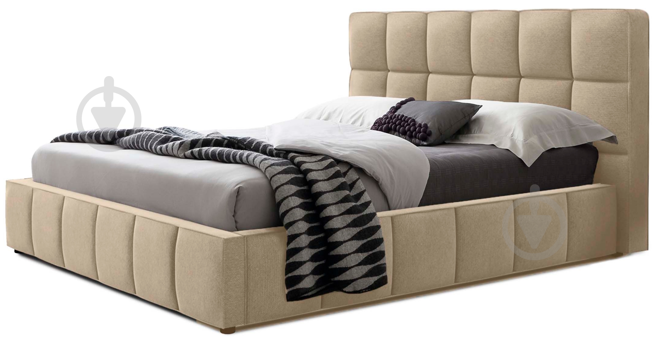 Кровать Green Sofa Техас-1 Флорида Beige 120x200 см - фото 1
