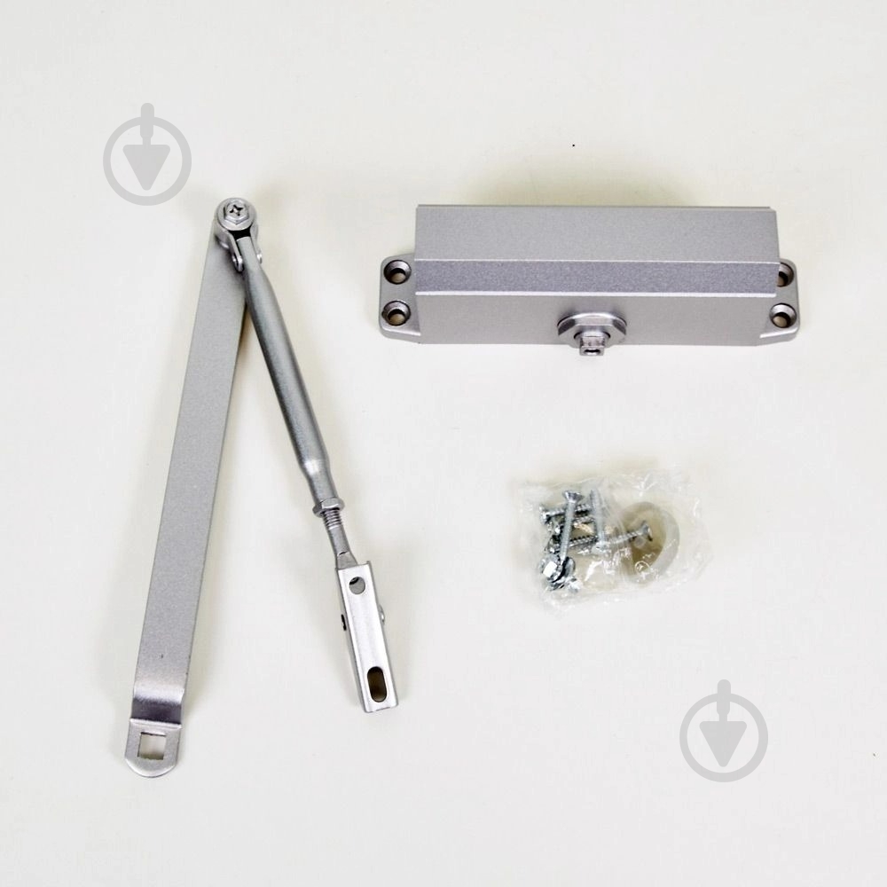 Доводчик дверной Atis DC02 серебряный 45 кг - фото 4