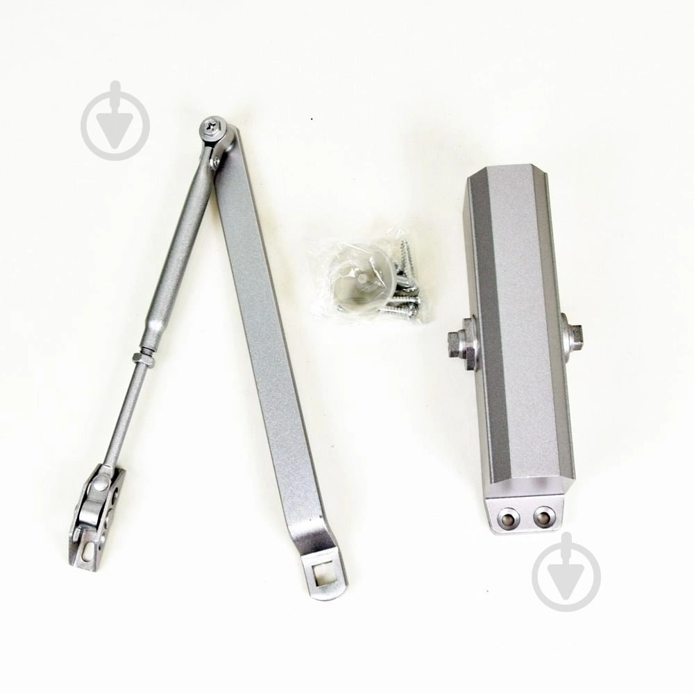 Доводчик дверной Atis DC03 серебряный 60 кг - фото 5