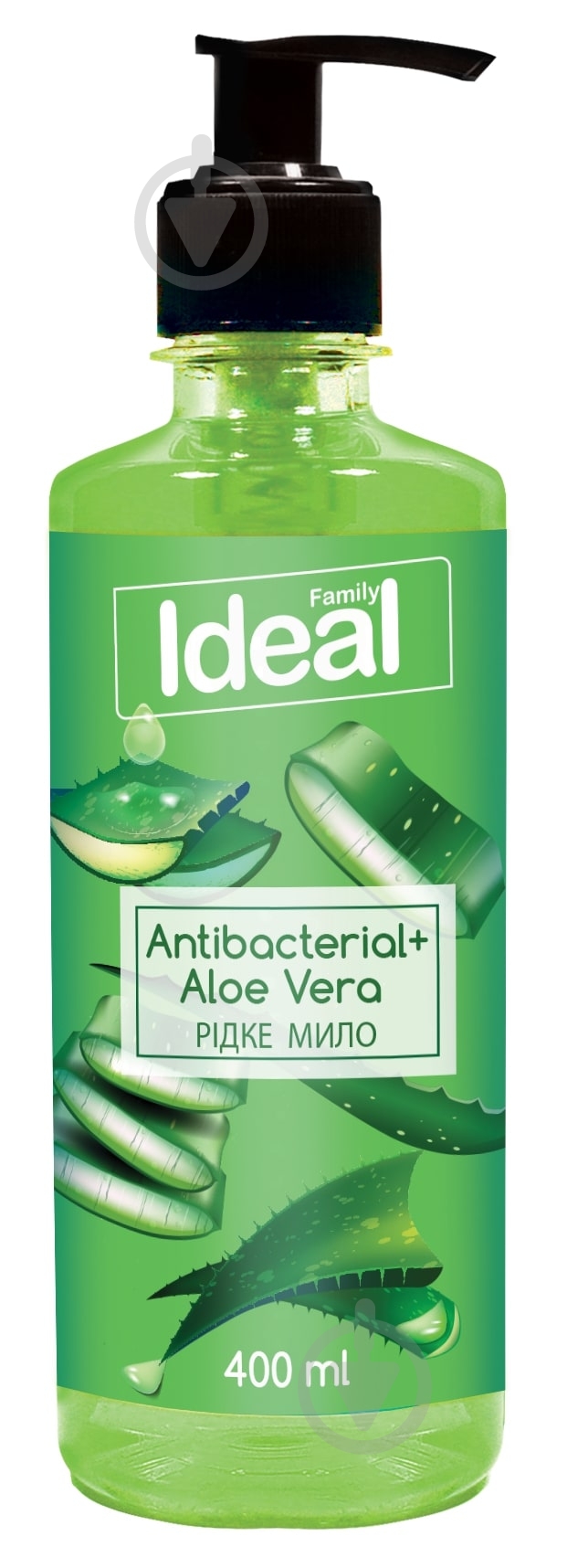 Мыло жидкое Family ideal Antibacterial + Aloe Vera 400 мл - фото 1