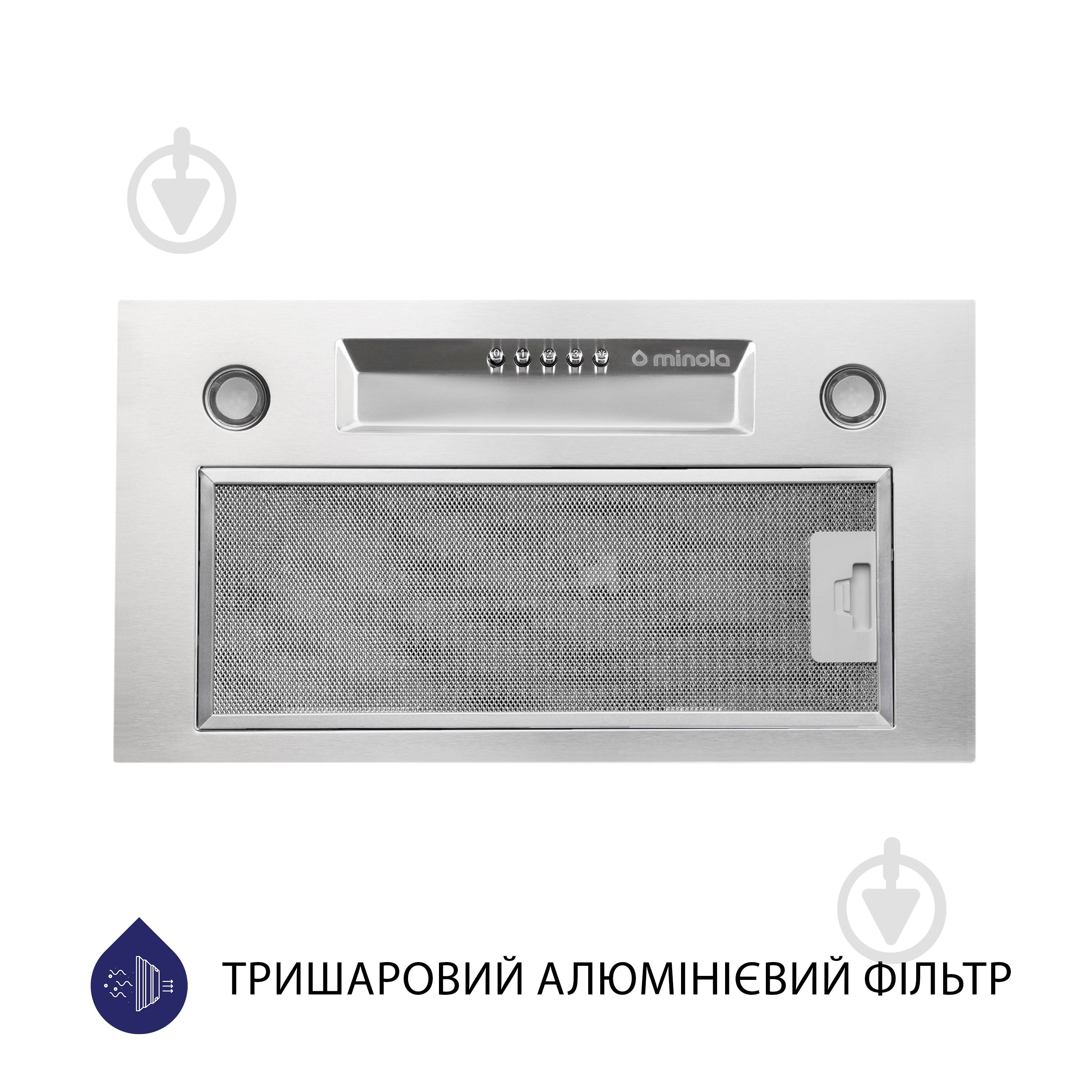 Витяжка Minola HBI 5324 I 800 LED повновбудовувана - фото 2