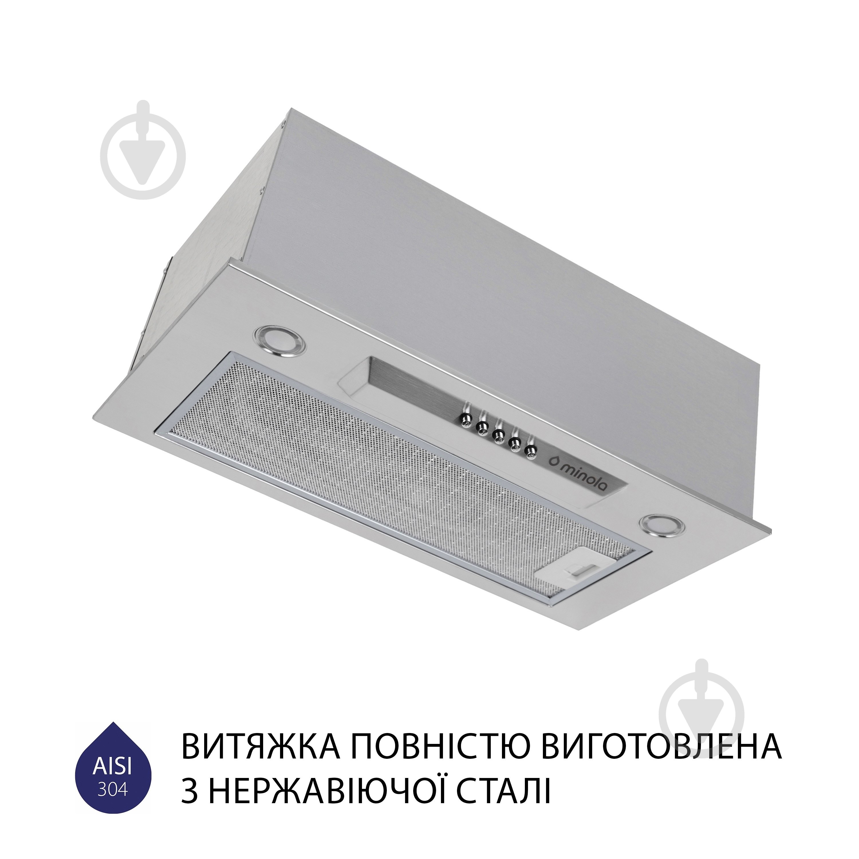 Витяжка Minola HBI 5324 I 800 LED повновбудовувана - фото 4